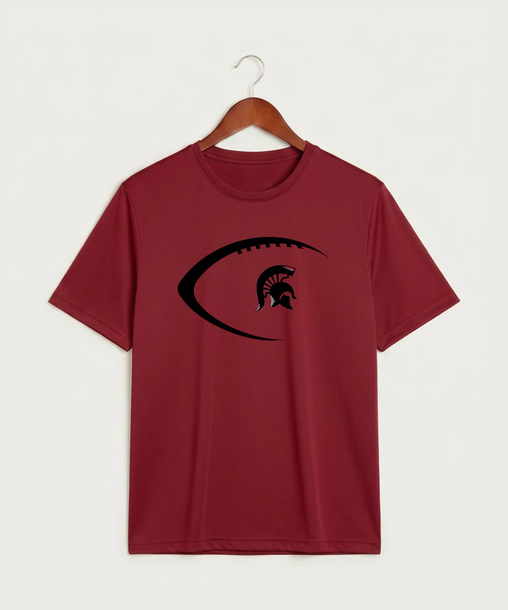 Bold High School Football (Boys) - Deep Red Sport-Tek PosiCharge Competitor Tee. ST350