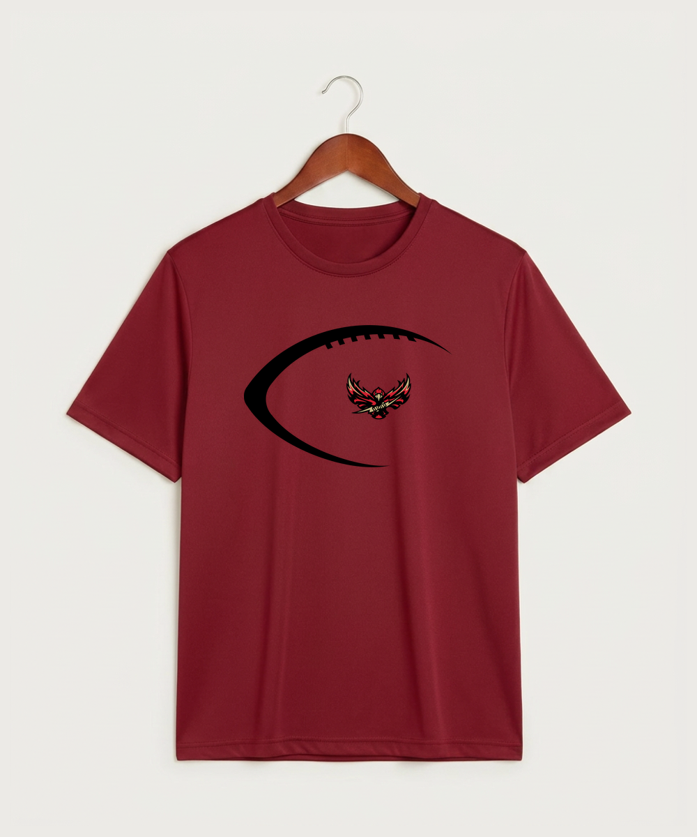 Gfw High School Football (Boys) - Deep Red Sport-Tek PosiCharge Competitor Tee. ST350