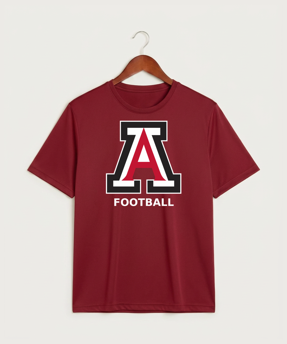 Amboy Football general - Deep Red Sport-Tek PosiCharge Competitor Tee. ST350