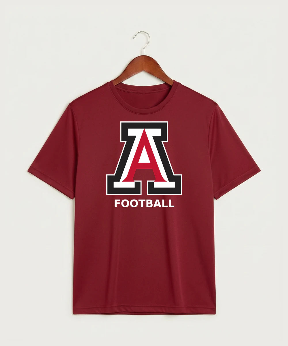 Amboy Football general - Deep Red Sport-Tek PosiCharge Competitor Tee. ST350