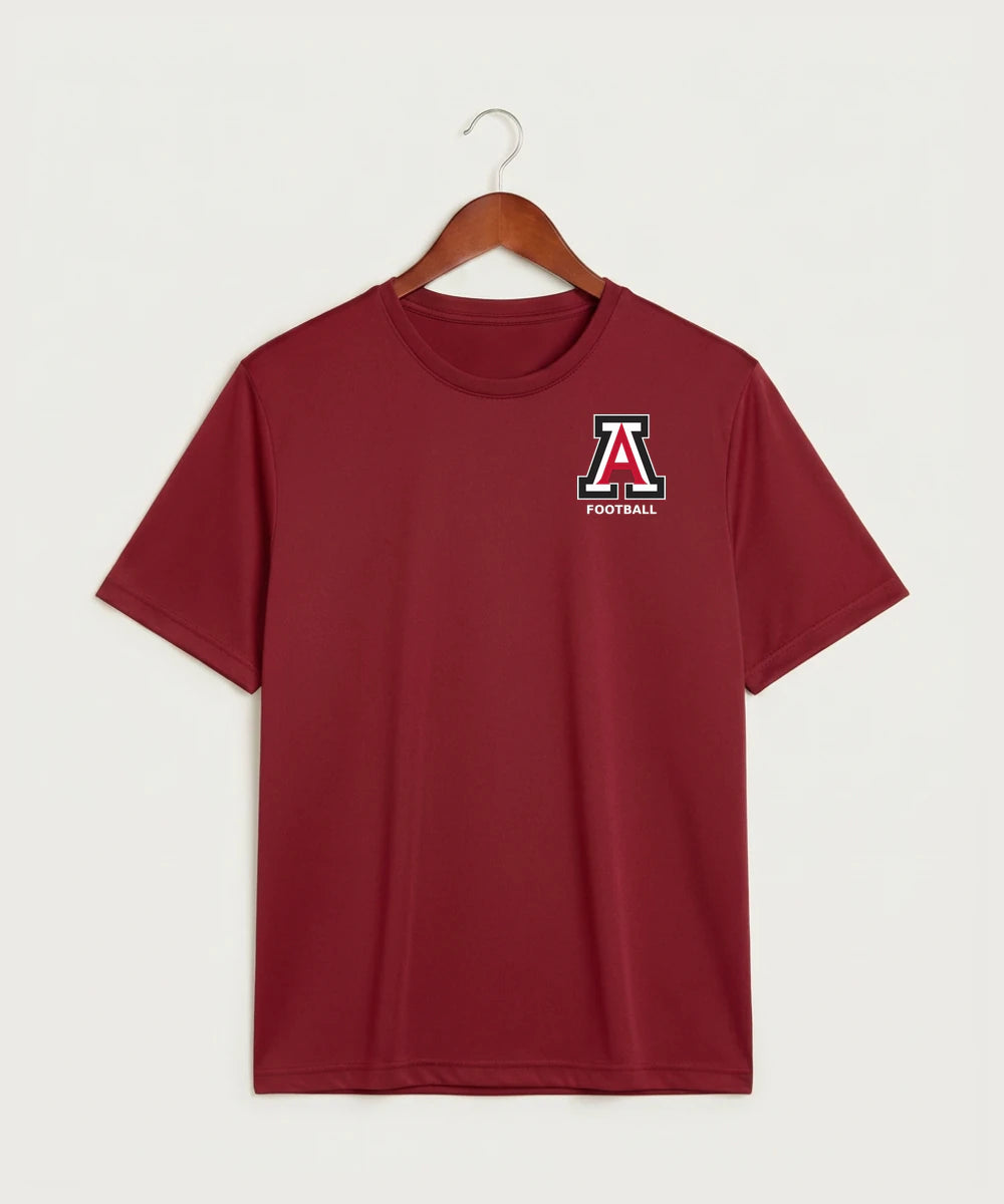 Amboy Football general - Deep Red Sport-Tek PosiCharge Competitor Tee. ST350
