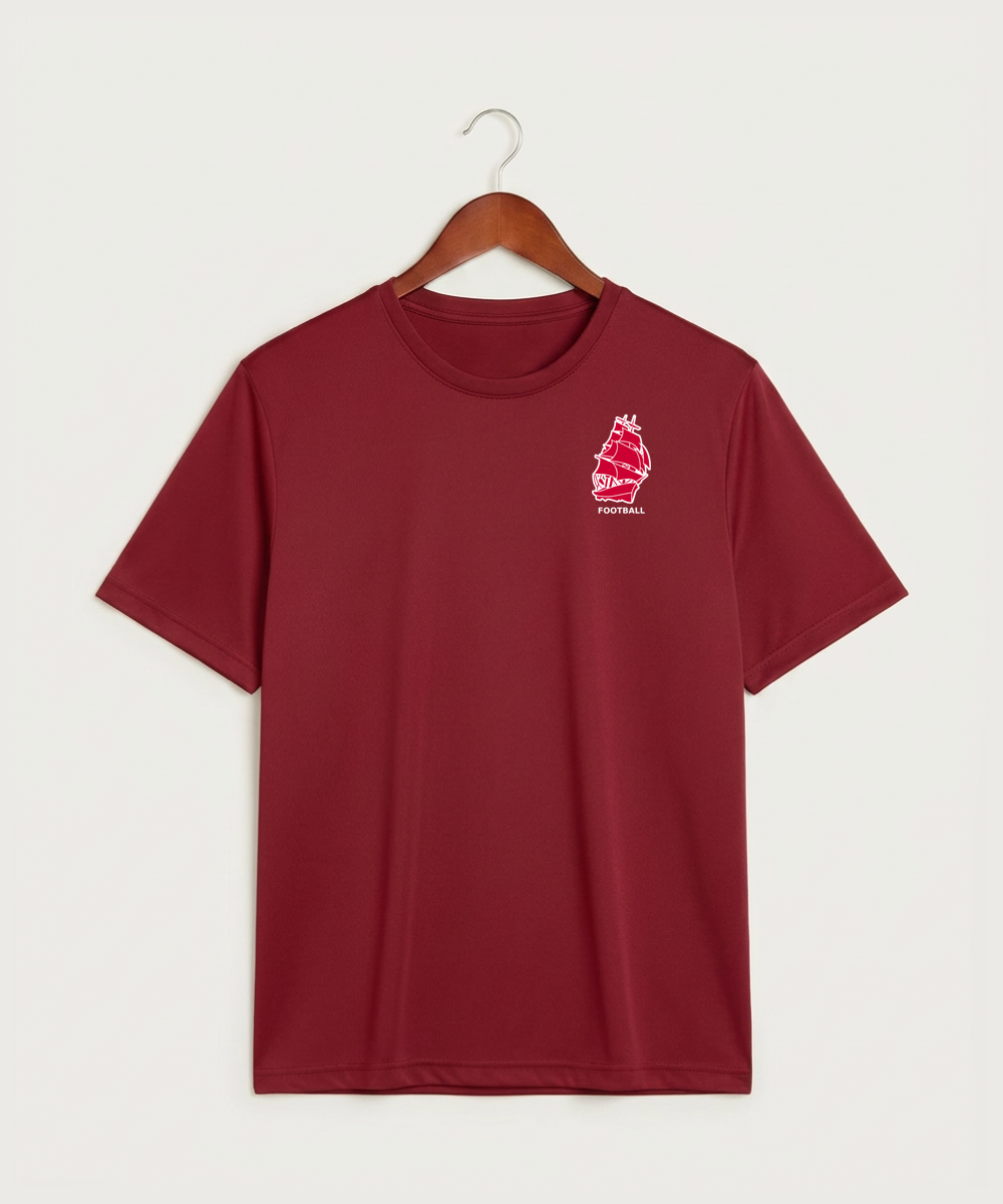 Amboy Football general - Deep Red Sport-Tek PosiCharge Competitor Tee. ST350
