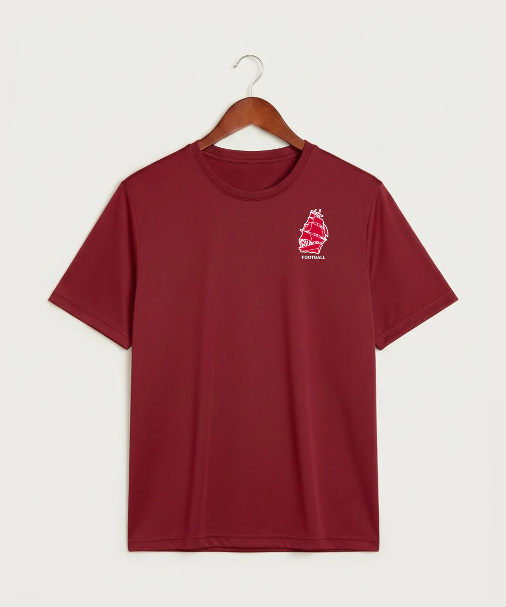 Amboy Football general - Deep Red Sport-Tek PosiCharge Competitor Tee. ST350