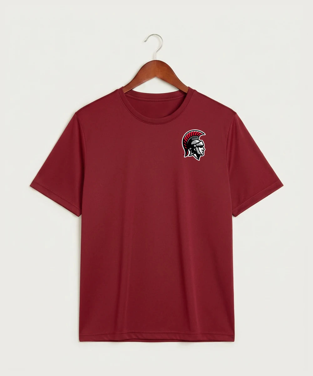 Worthington High School Football (Boys) - Deep Red Sport-Tek PosiCharge Competitor Tee. ST350