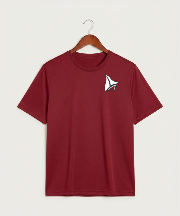 Detroit Lakes Community High School Football (Boys) - Deep Red Sport-Tek PosiCharge Competitor Tee. ST350