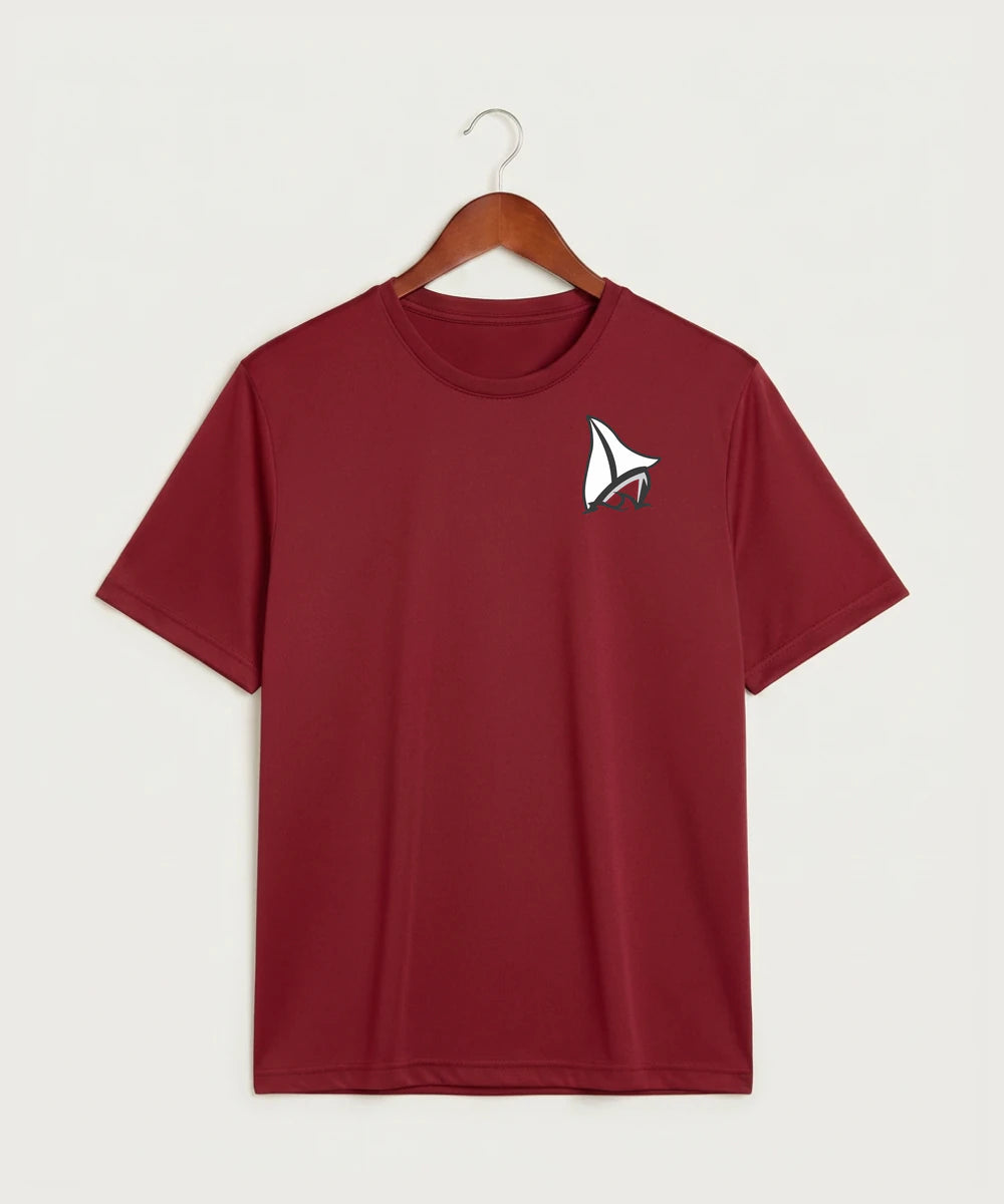Detroit Lakes Community High School Football (Boys) - Deep Red Sport-Tek PosiCharge Competitor Tee. ST350