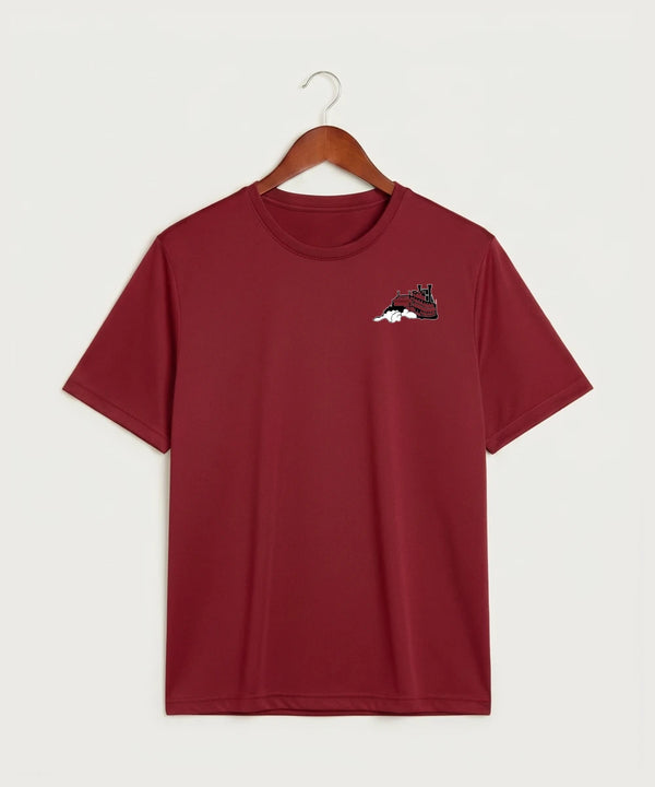 Fulton High School Football (Boys) - Deep Red Sport-Tek PosiCharge Competitor Tee. ST350