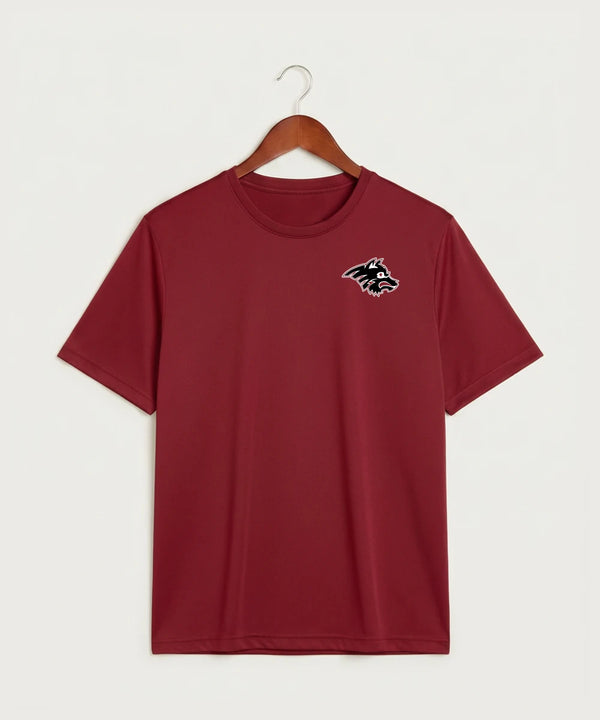 Milaca High School Football (Boys) - Deep Red Sport-Tek PosiCharge Competitor Tee. ST350