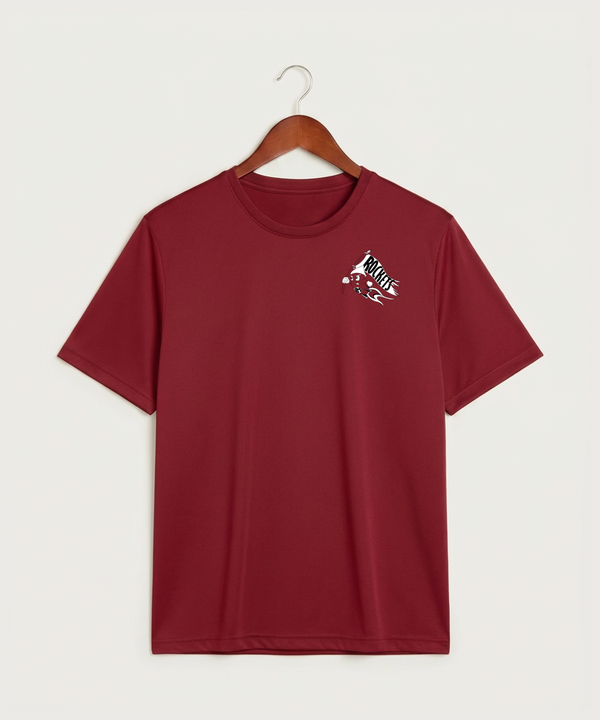 John Marshall High School Swim Dive Girls - Deep Red Sport-Tek PosiCharge Competitor Tee. ST350