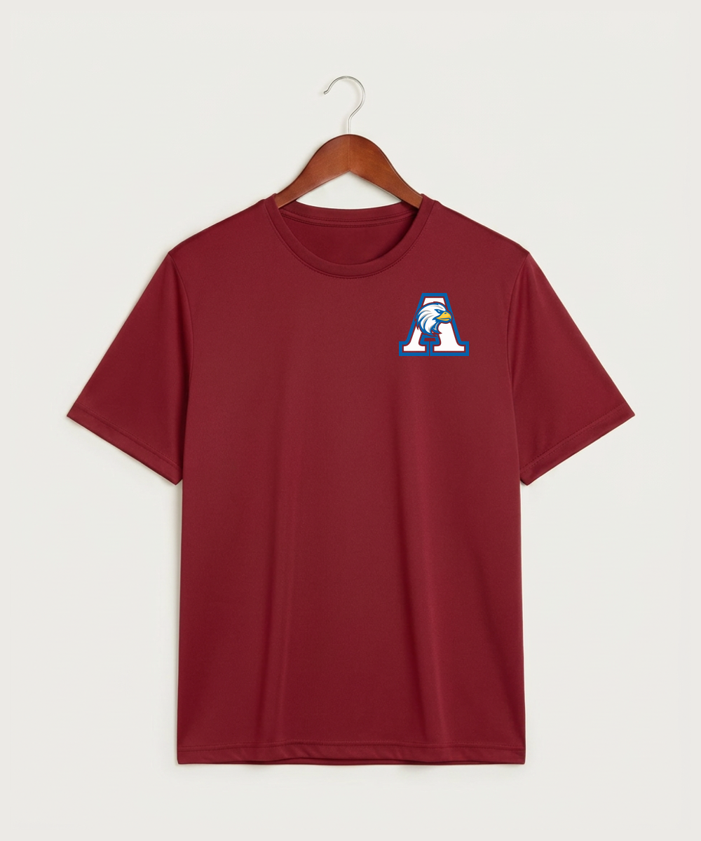 Apollo High School Football (Boys) - Deep Red Sport-Tek PosiCharge Competitor Tee. ST350