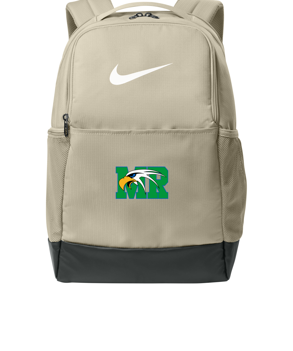 Maple River High School hockey_boys - Desert Khaki Nike Brasilia Medium Backpack NKDH7709