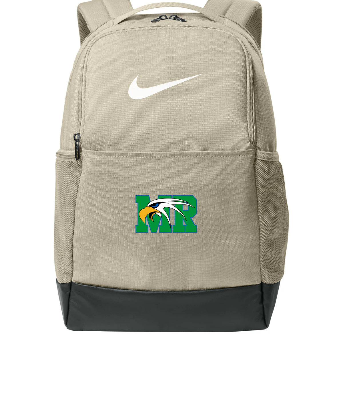 Maple River High School hockey_boys - Desert Khaki Nike Brasilia Medium Backpack NKDH7709