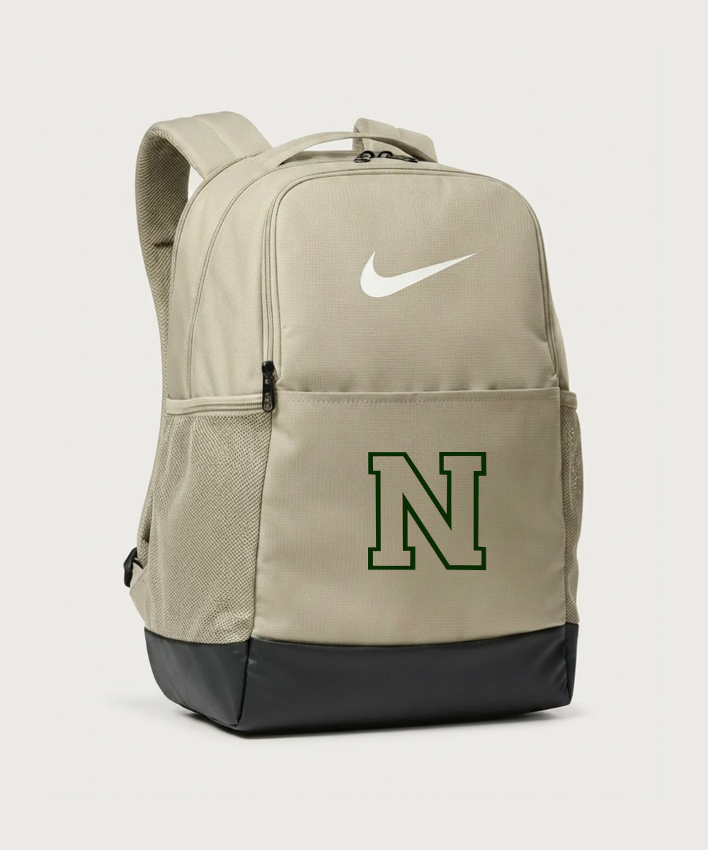 Nevis High School Volleyball (Girls) - Desert Khaki Nike Brasilia Medium Backpack NKDH7709