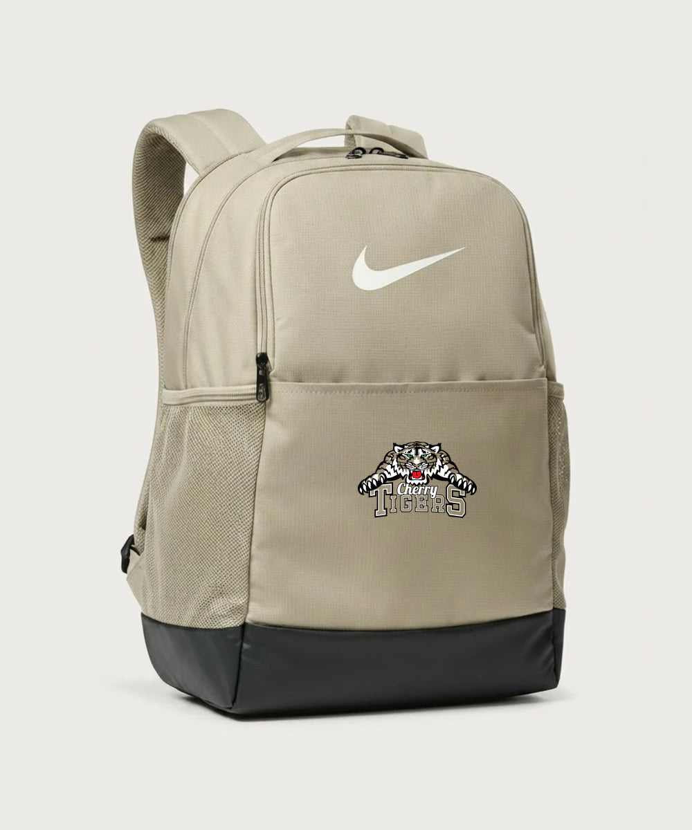 Cherry High School Athletics Coed - Desert Khaki Nike Brasilia Medium Backpack NKDH7709
