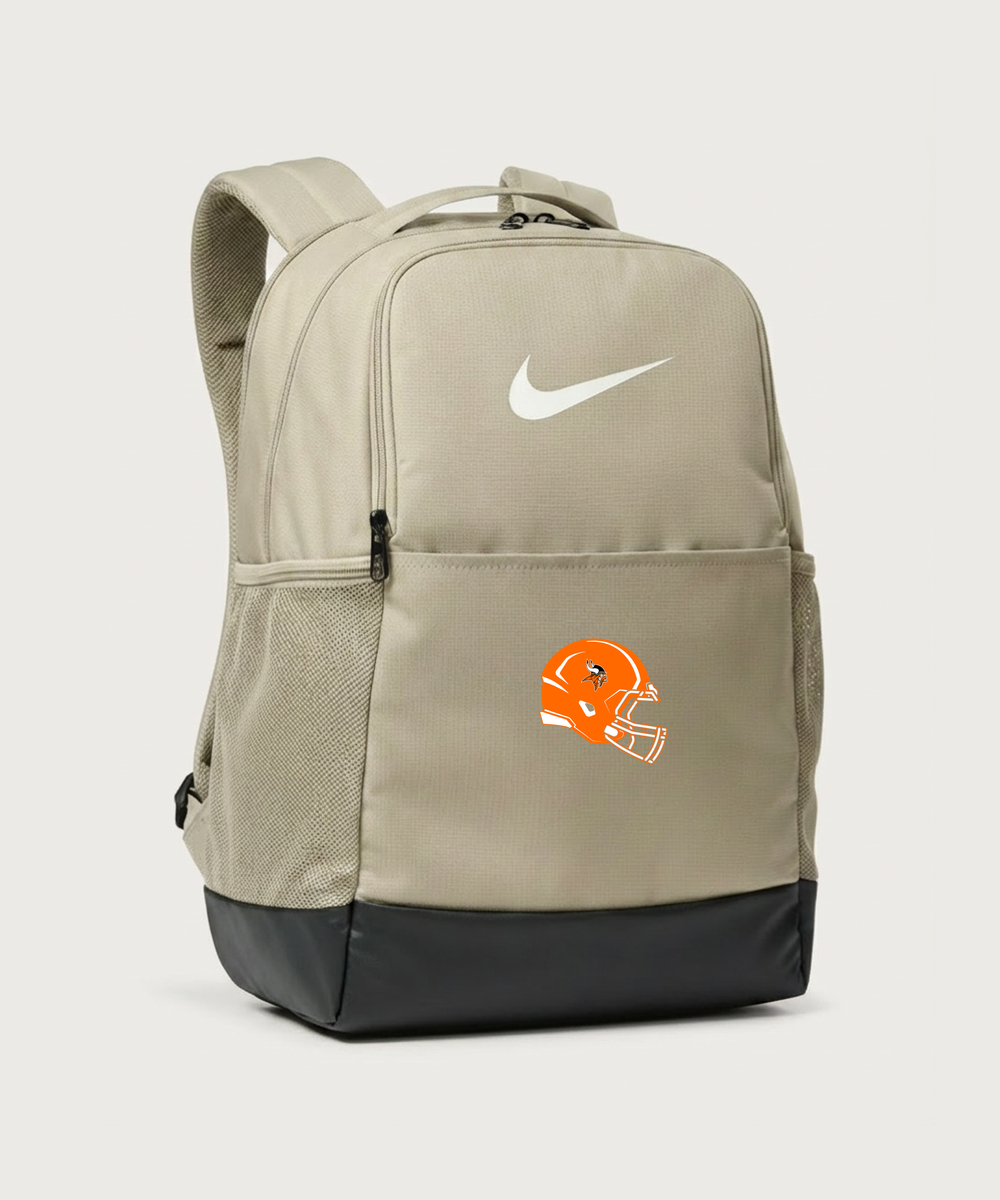 Littlefork Big Falls High School Football (Boys) - Desert Khaki Nike Brasilia Medium Backpack NKDH7709