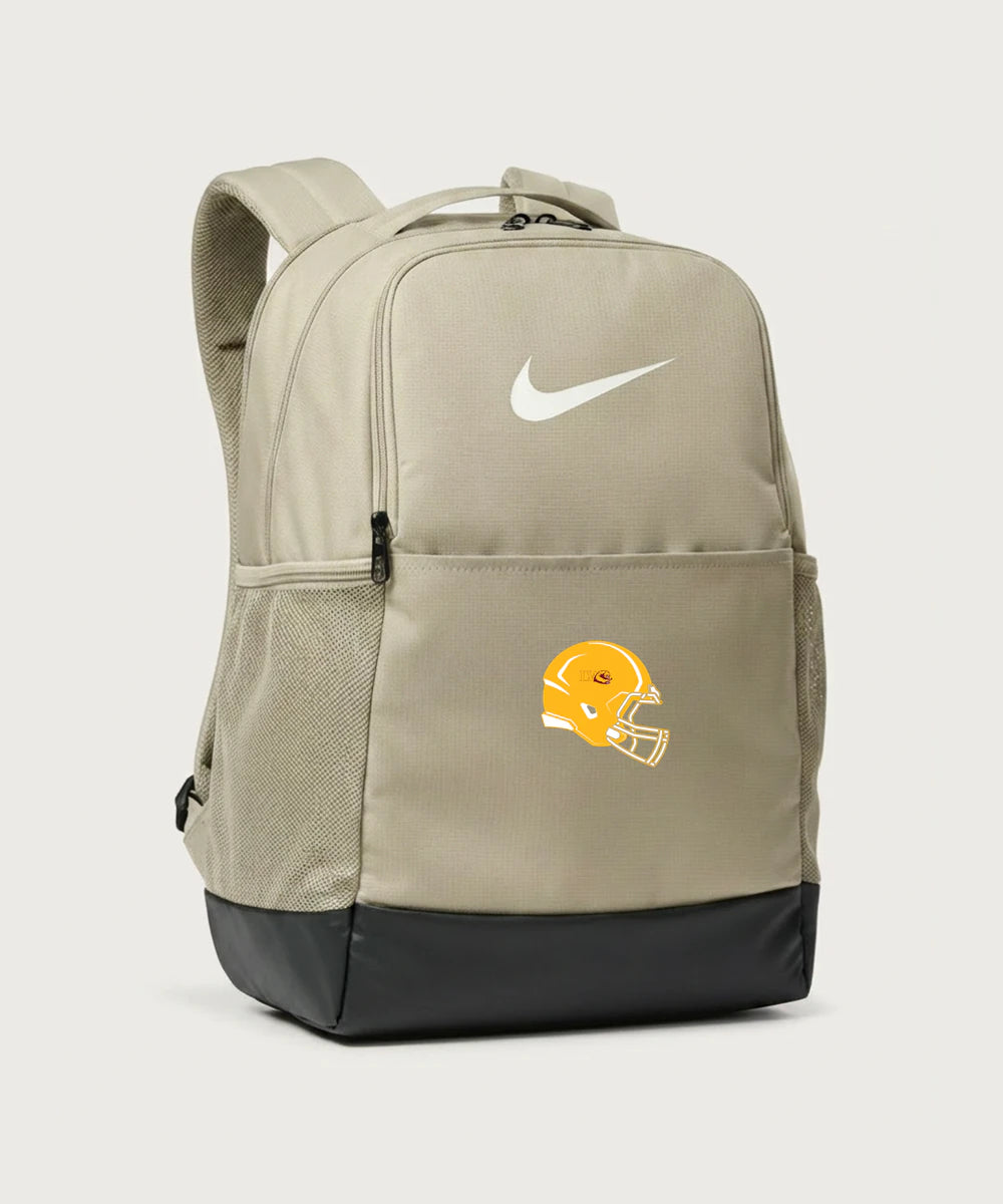 Lake of the Woods High School Football (Boys) - Desert Khaki Nike Brasilia Medium Backpack NKDH7709