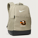 Giltner High School Football - Desert Khaki Nike Brasilia Medium Backpack NKDH7709