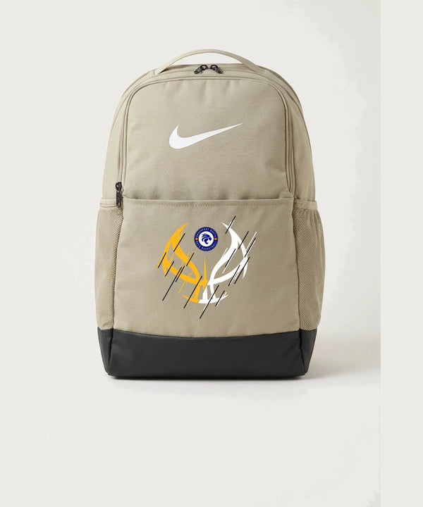 Davenport North High School Basketball Team Store - Desert Khaki Nike Brasilia Medium Backpack NKDH7709