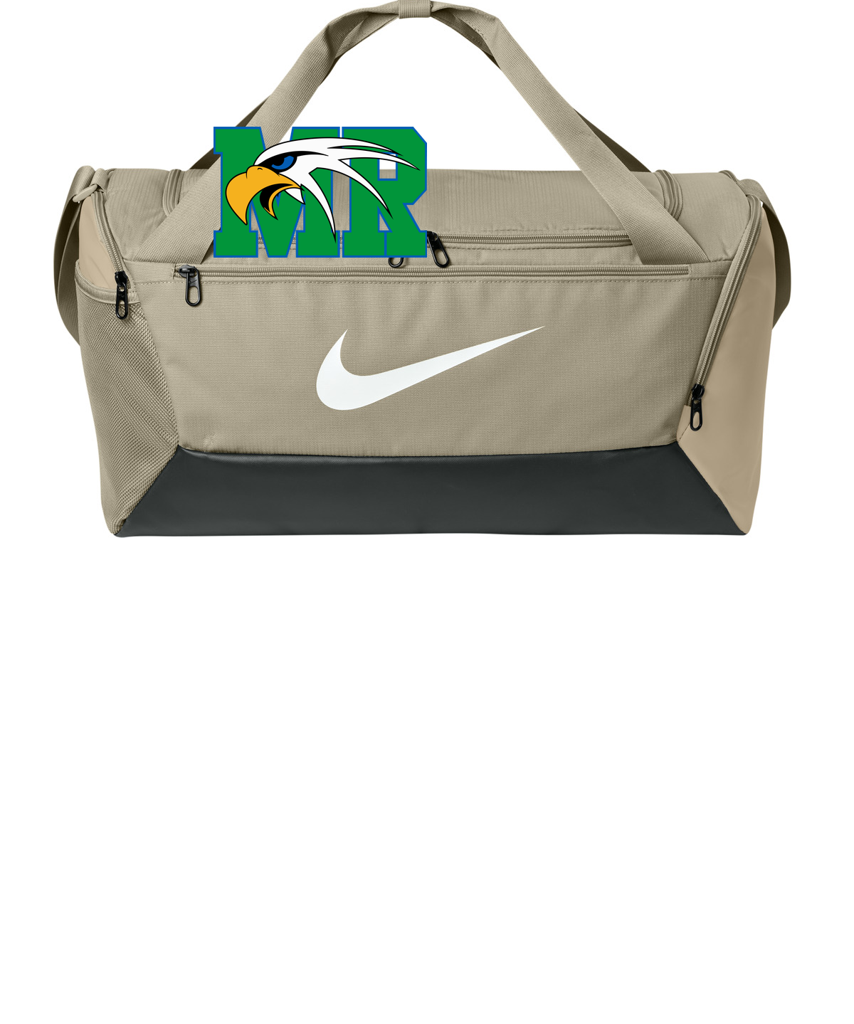 Maple River High School hockey_boys - Desert Khaki Nike Brasilia Small Duffel NKDM3976