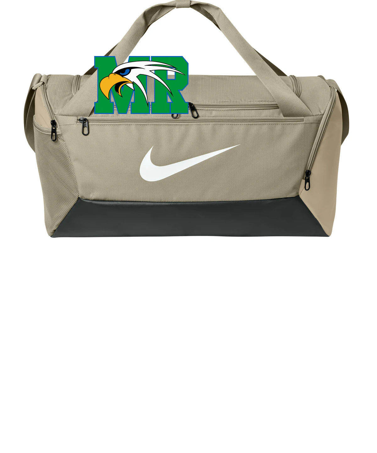 Maple River High School hockey_boys - Desert Khaki Nike Brasilia Small Duffel NKDM3976