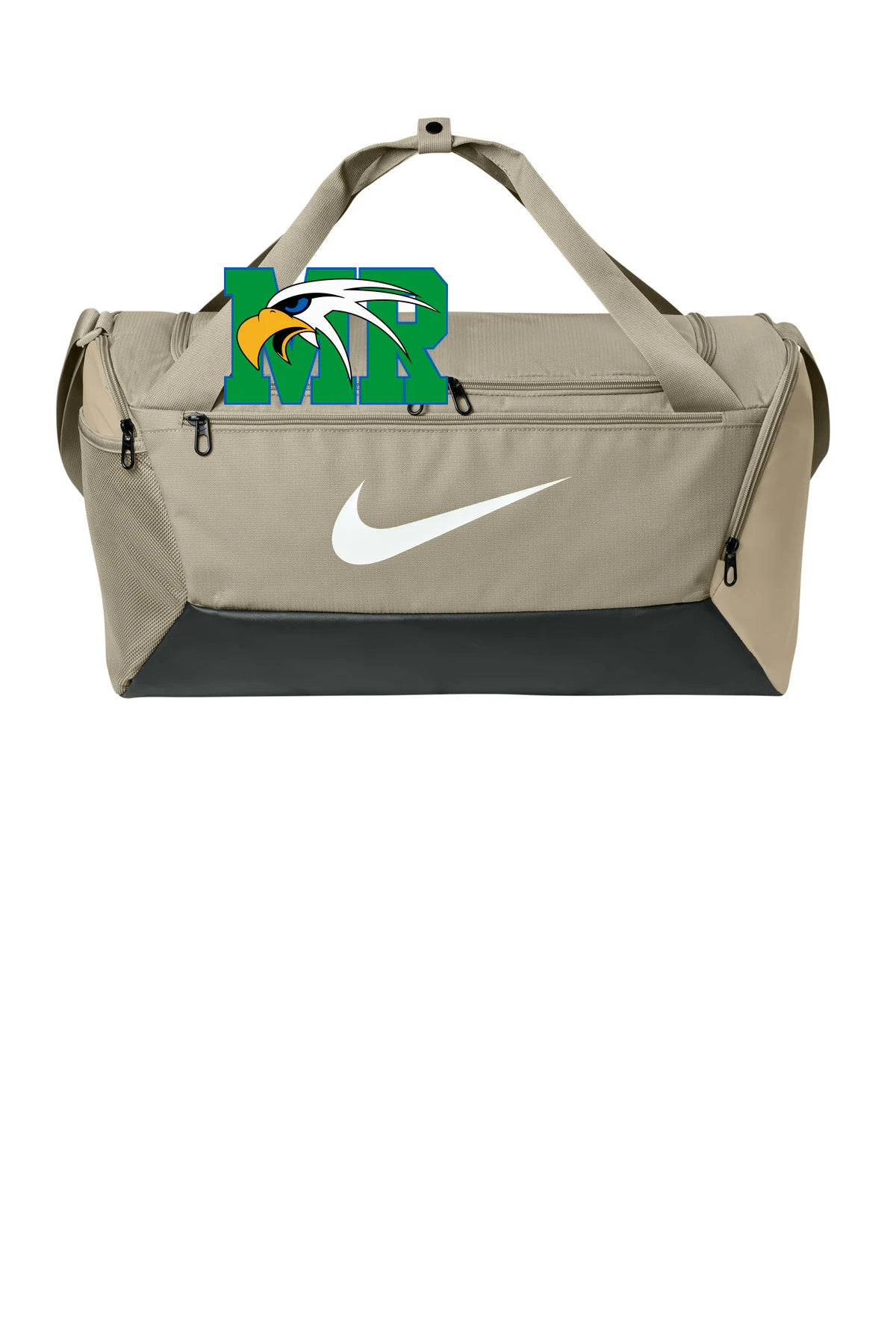 Maple River High School hockey_boys - Desert Khaki Nike Brasilia Small Duffel NKDM3976