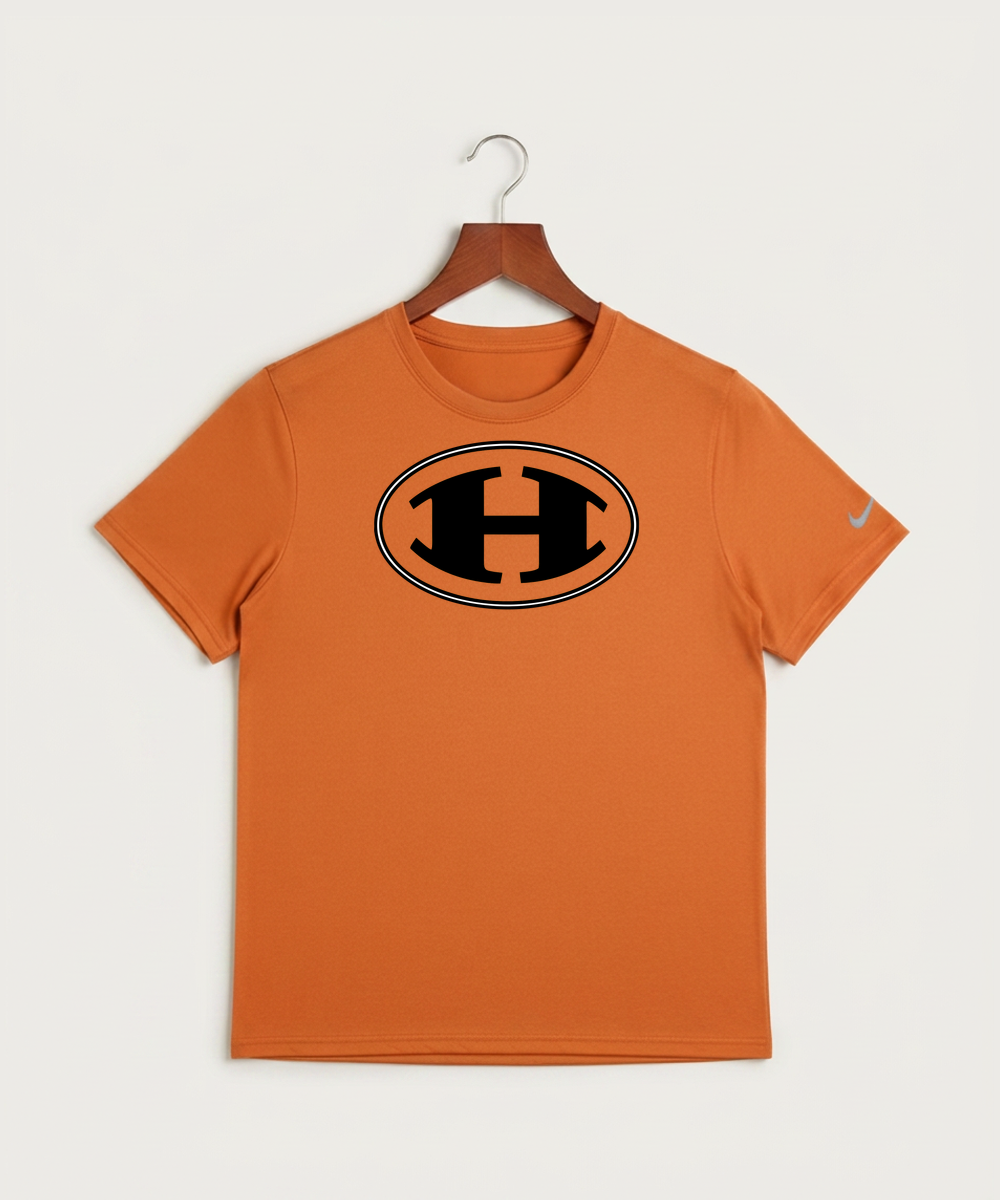 Hutchinson High School Football (Boys) - Desert Orange Nike Swoosh Sleeve rLegend Tee NKDX8730