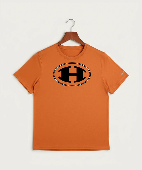 Hutchinson High School Football (Boys) - Desert Orange Nike Swoosh Sleeve rLegend Tee NKDX8730