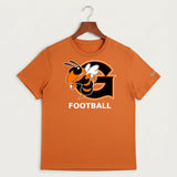 Giltner High School Football - Desert Orange Nike Swoosh Sleeve rLegend Tee NKDX8730