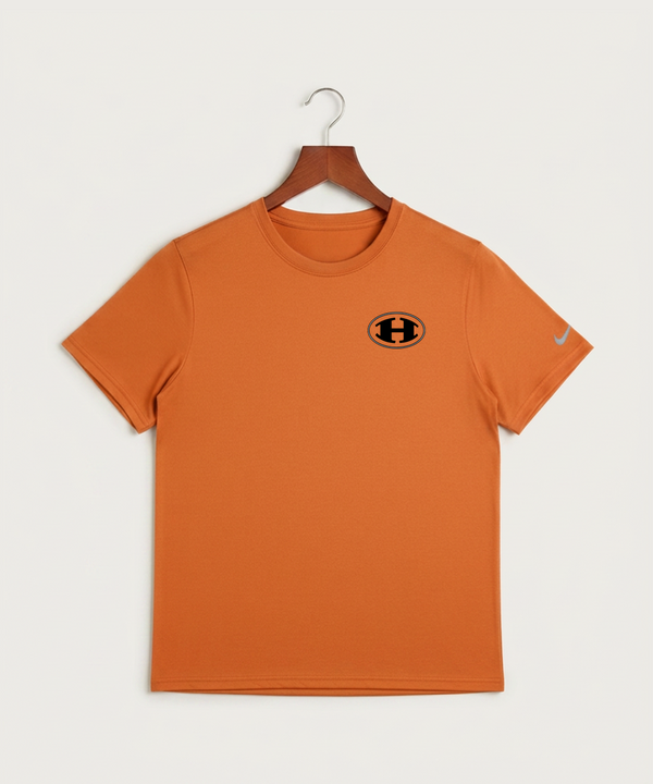Hutchinson High School Football (Boys) - Desert Orange Nike Swoosh Sleeve rLegend Tee NKDX8730
