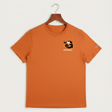 Giltner High School Football - Desert Orange Nike Swoosh Sleeve rLegend Tee NKDX8730