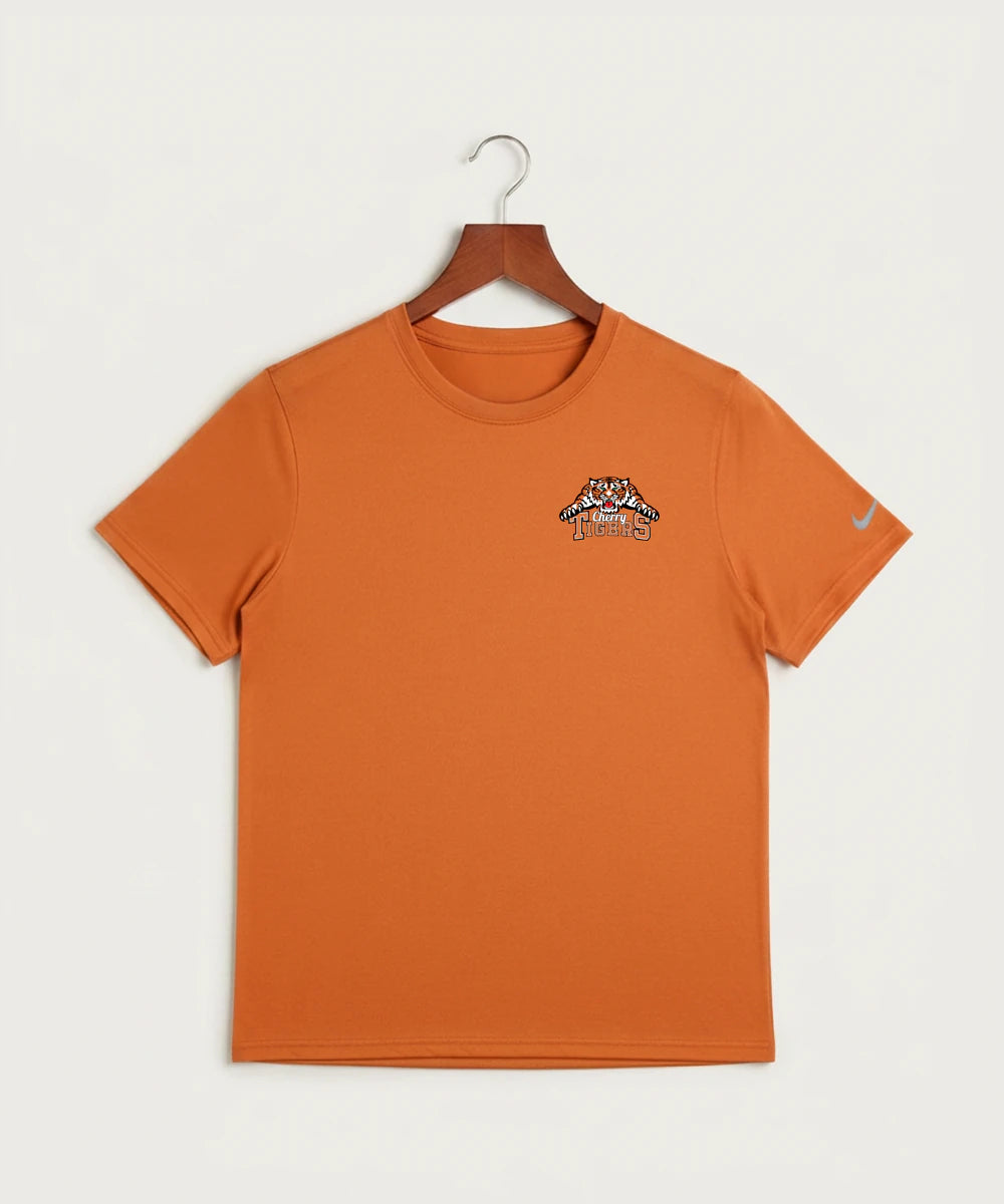 Cherry High School Athletics Coed - Desert Orange Nike Swoosh Sleeve rLegend Tee NKDX8730