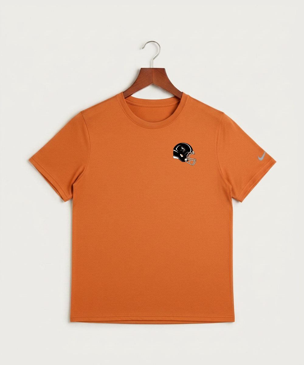 Littlefork Big Falls High School Football (Boys) - Desert Orange Nike Swoosh Sleeve rLegend Tee NKDX8730