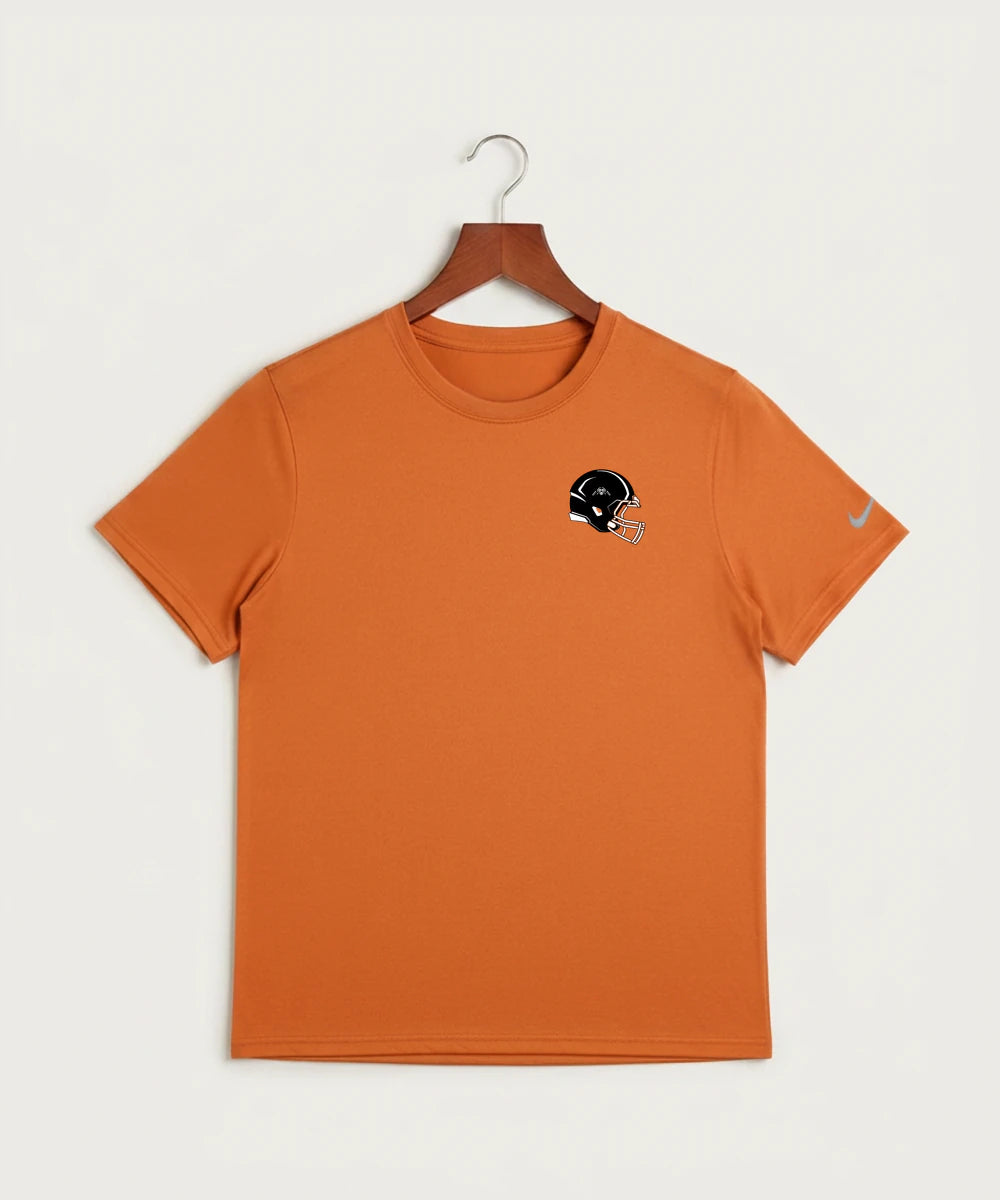 Pine River Backus High School Football (Boys) - Desert Orange Nike Swoosh Sleeve rLegend Tee NKDX8730