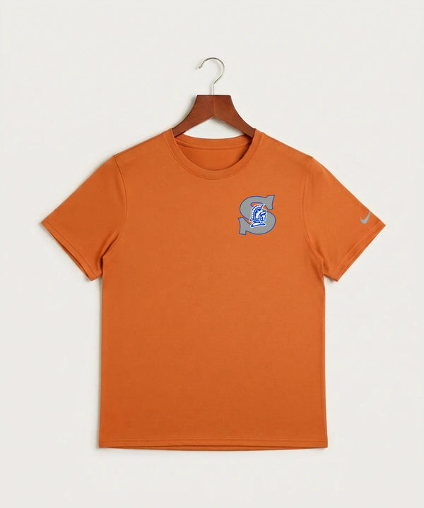 Green Bay Southwest High School Volleyball (Girls) - Desert Orange Nike Swoosh Sleeve rLegend Tee NKDX8730