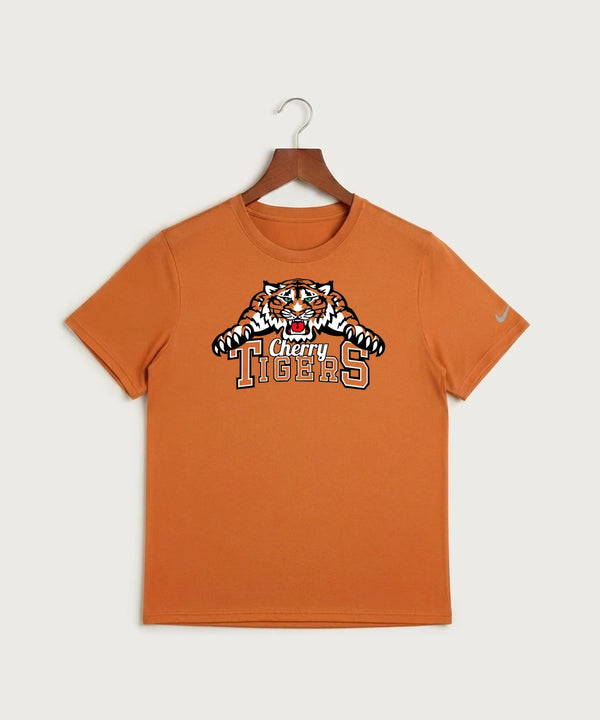 Cherry High School Athletics Coed - Desert Orange Nike Swoosh Sleeve rLegend Tee NKDX8730