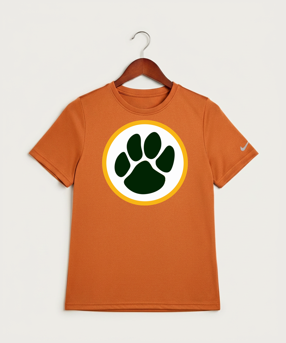 Ashwaubenon High School Football (Boys) - Desert Orange Nike Youth Swoosh Sleeve rLegend Tee NKDX8787