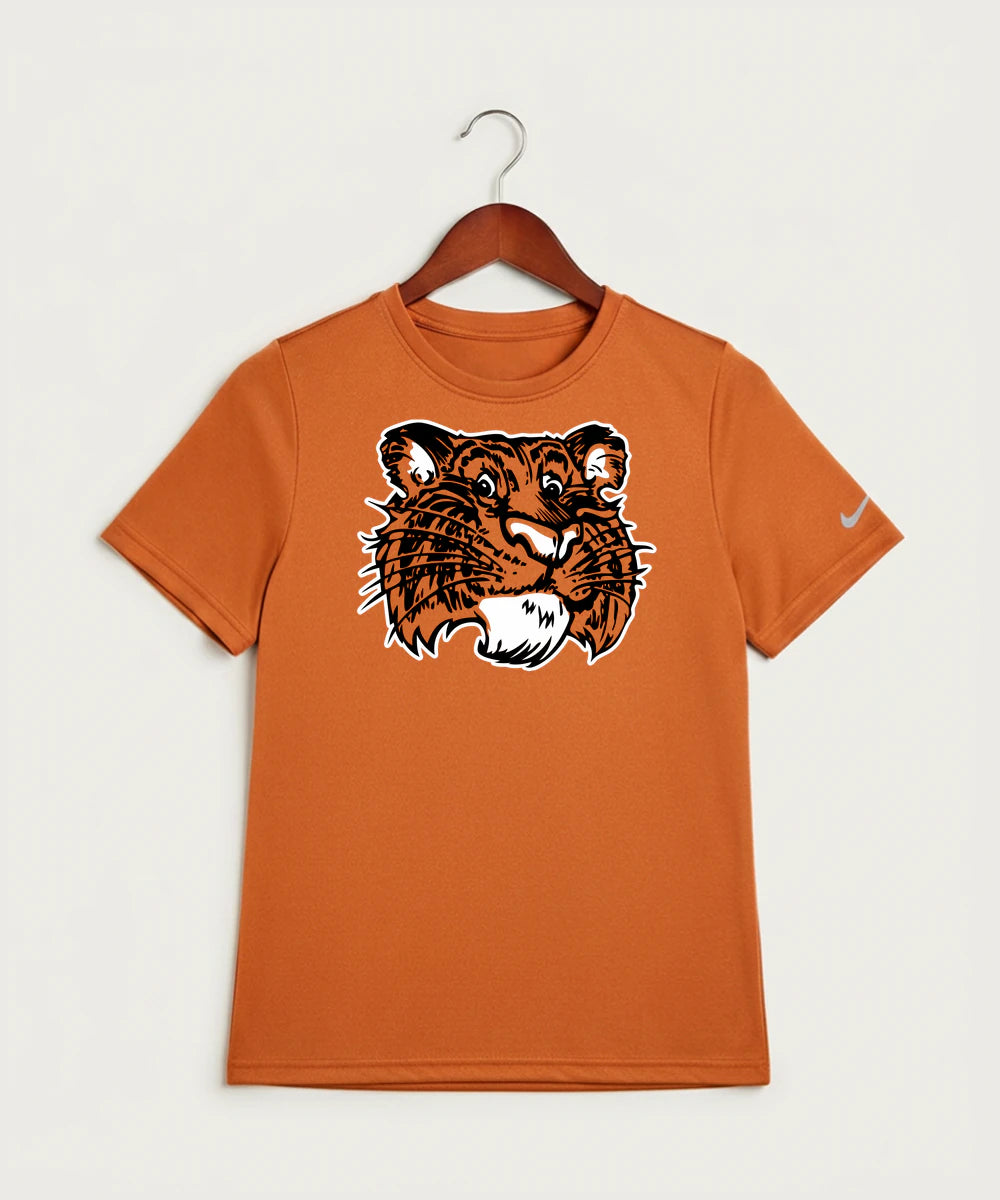 Browerville Public High School Athletics Coed - Desert Orange Nike Youth Swoosh Sleeve rLegend Tee NKDX8787