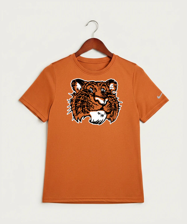 Browerville Public High School Athletics Coed - Desert Orange Nike Youth Swoosh Sleeve rLegend Tee NKDX8787