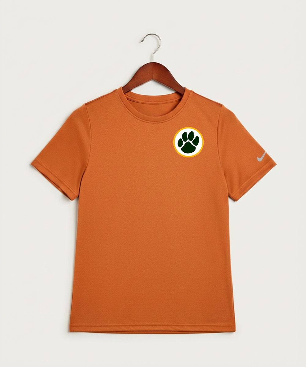 Ashwaubenon High School Football (Boys) - Desert Orange Nike Youth Swoosh Sleeve rLegend Tee NKDX8787