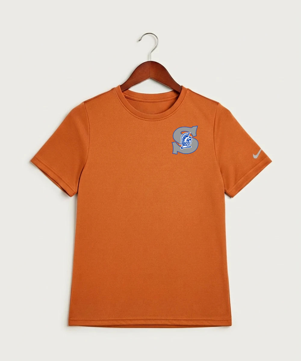 Green Bay Southwest High School Volleyball (Girls) - Desert Orange Nike Youth Swoosh Sleeve rLegend Tee NKDX8787