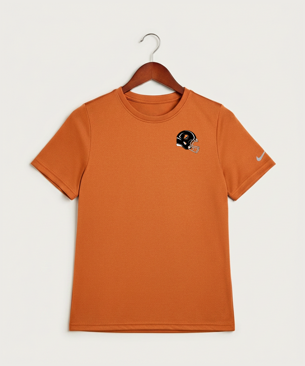 Park Rapids Area High School Football (Boys) - Desert Orange Nike Youth Swoosh Sleeve rLegend Tee NKDX8787
