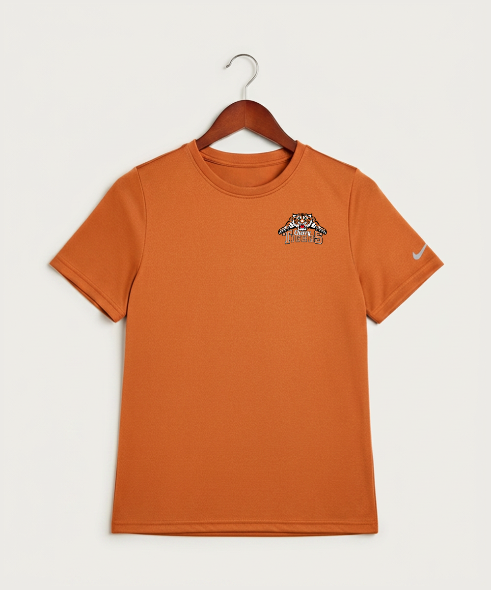 Cherry High School Athletics Coed - Desert Orange Nike Youth Swoosh Sleeve rLegend Tee NKDX8787