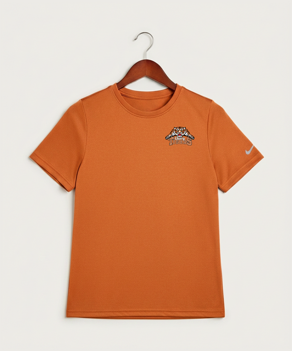 Cherry High School Athletics Coed - Desert Orange Nike Youth Swoosh Sleeve rLegend Tee NKDX8787