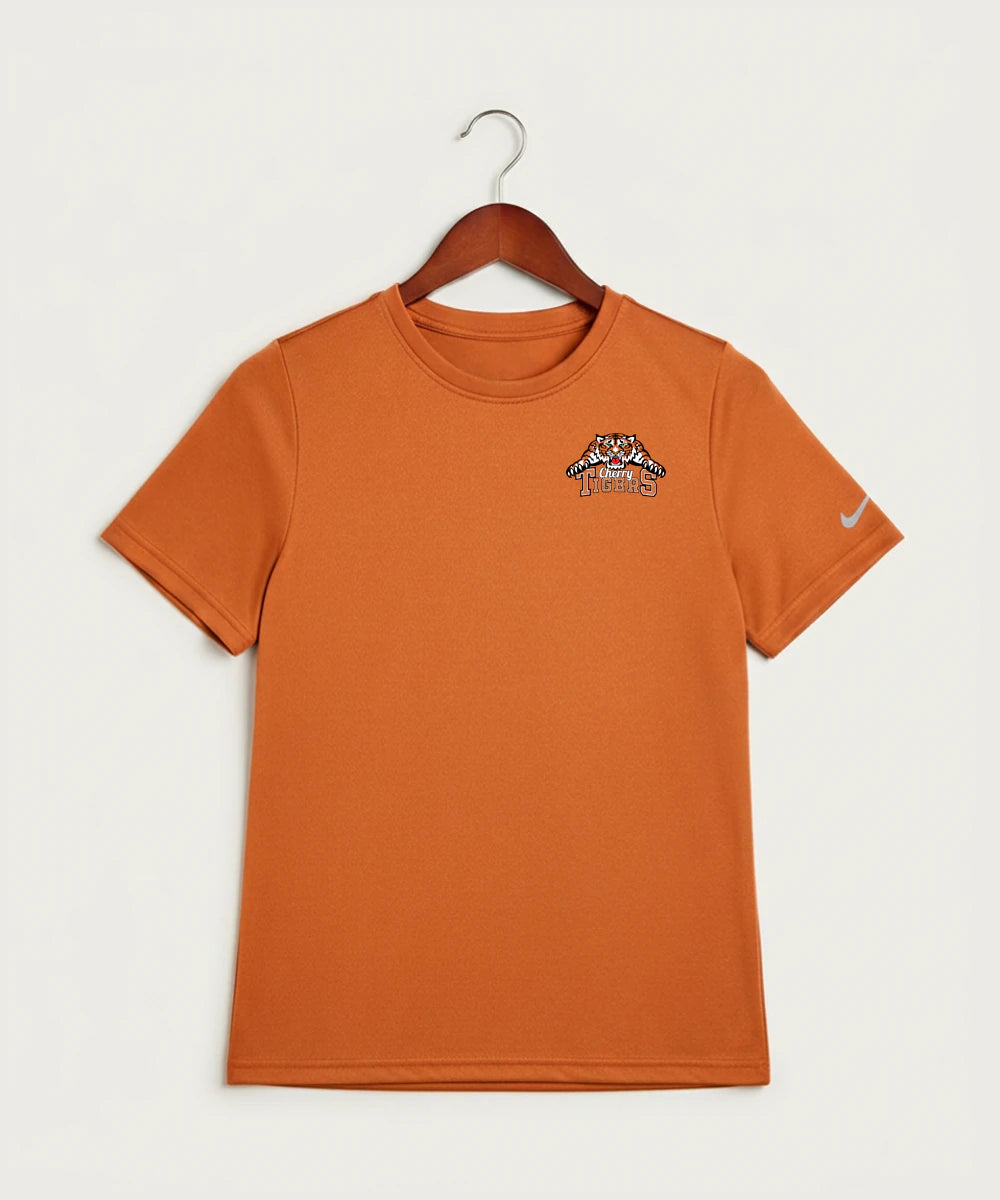 Cherry High School Athletics Coed - Desert Orange Nike Youth Swoosh Sleeve rLegend Tee NKDX8787