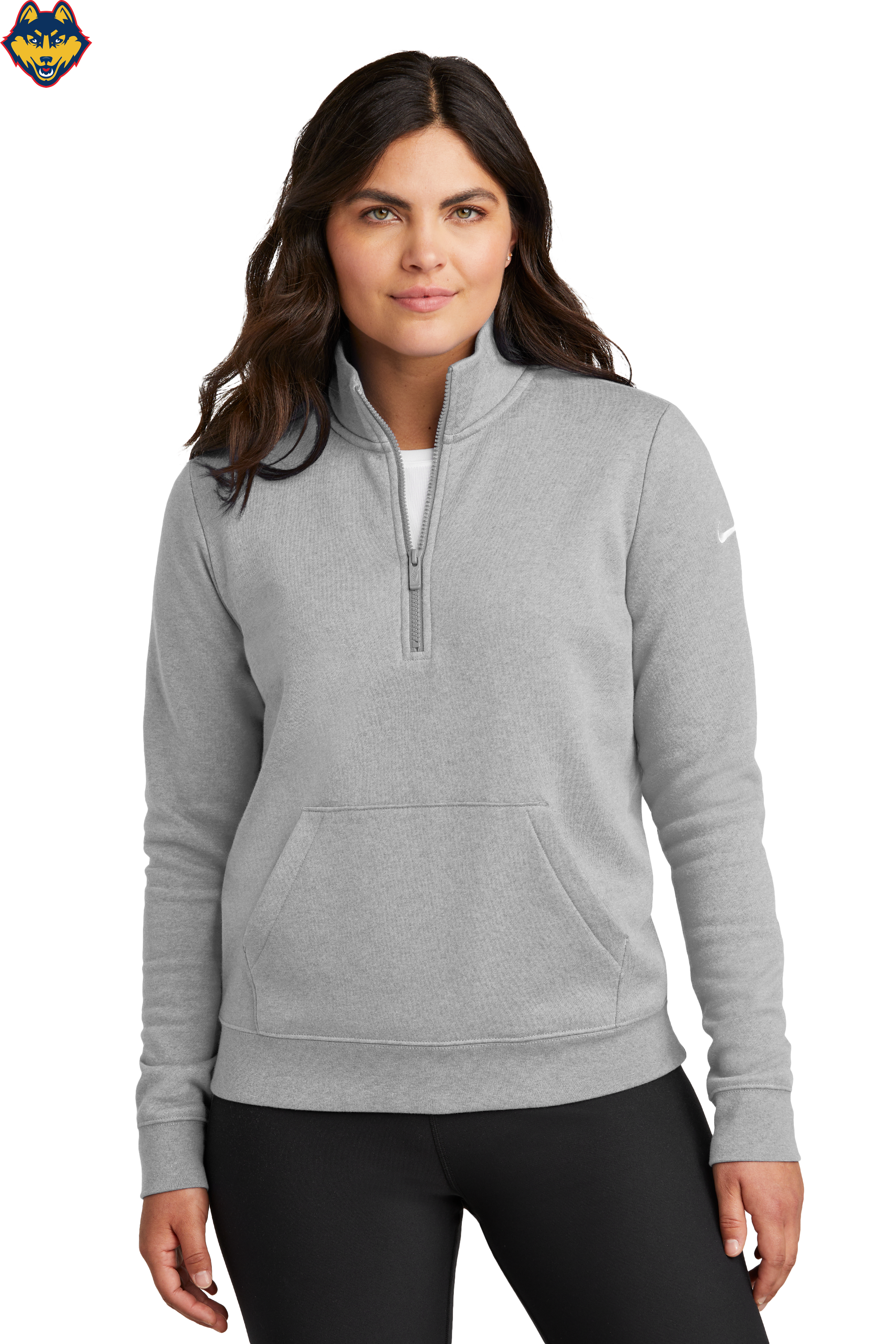 Testing 99 - Grey 1/2 Zip - Left Chest