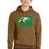 Maple River High School hockey_boys - Duck Brown Port & Co Core Fleece Pullover Hooded Sweatshirt. PC78H