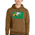 Maple River High School hockey_boys - Duck Brown Port & Co Core Fleece Pullover Hooded Sweatshirt. PC78H