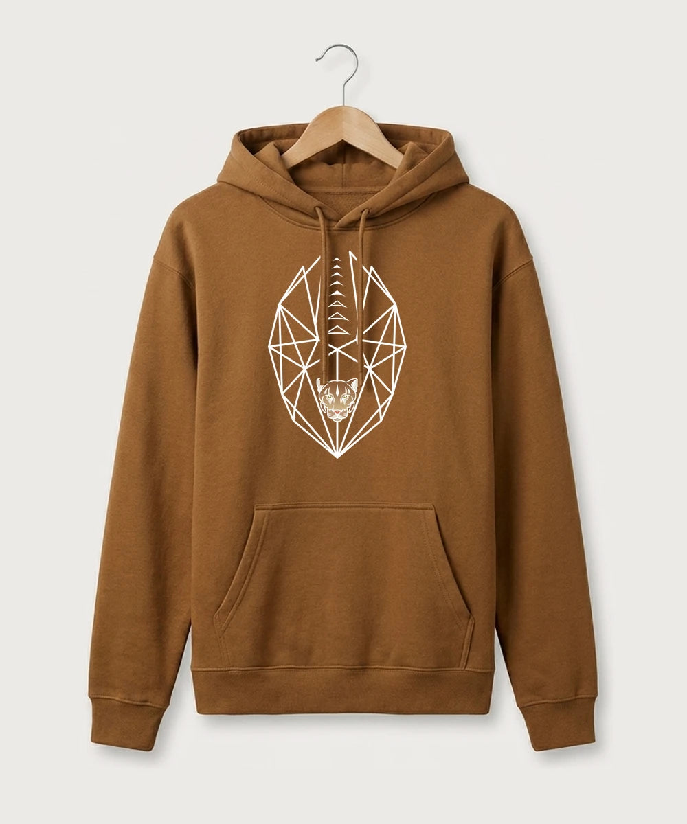 Ada Borup High School Football (Boys) - Duck Brown Port & Co Core Fleece Pullover Hooded Sweatshirt. PC78H