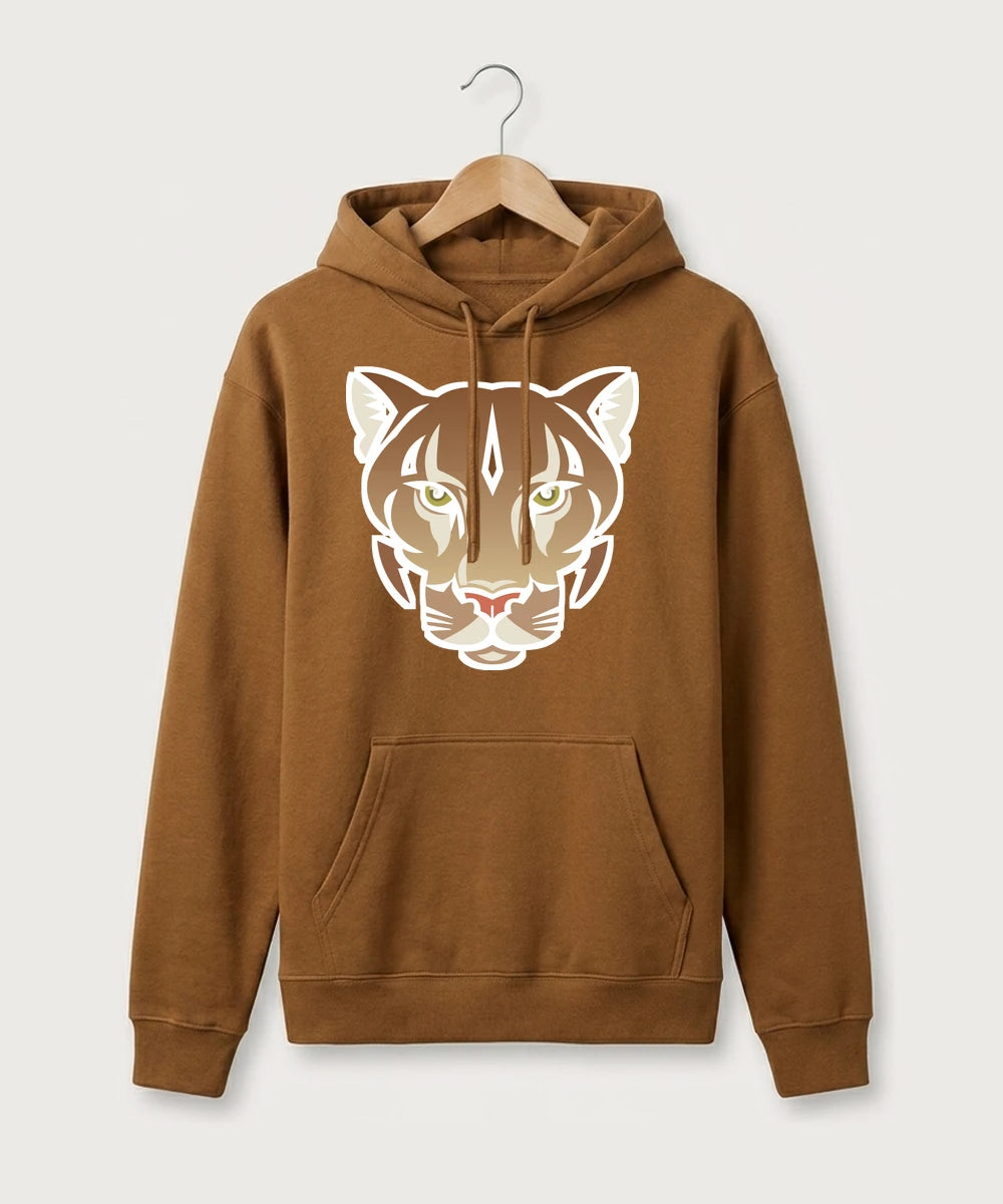 Ada Borup High School Football (Boys) - Duck Brown Port & Co Core Fleece Pullover Hooded Sweatshirt. PC78H
