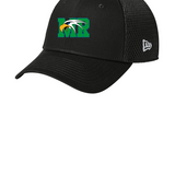 Maple River High School hockey_boys - Flag Black/ Black New Era - Stretch Mesh Cap. NE1020